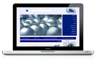 طراحی سایت گروه تولیدی گازهای طبی وصنعتی طوس